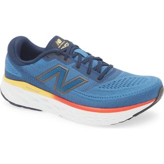 New Balance Evoz Sneaker in Sea Stone/Nb Navy at Nordstrom, Size 11.5