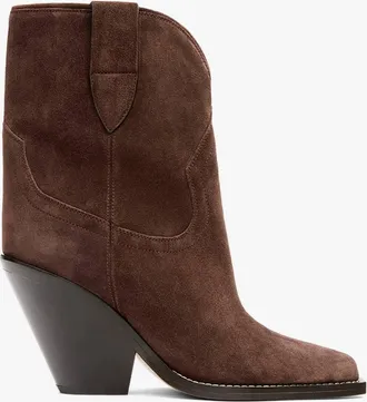 Isabel Marant Womens Leyane Boots In Chocolate