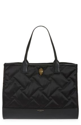 Kurt Geiger Quilted Shopper Bag in Black at Nordstrom