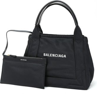 Balenciaga Black Nylon Tote Bag (Pre-Owned)