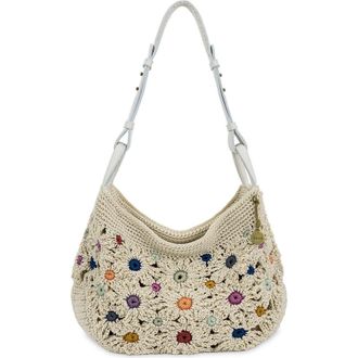 The Sak Los Feliz Hobo Leather Bag in Sand Suede at Nordstrom