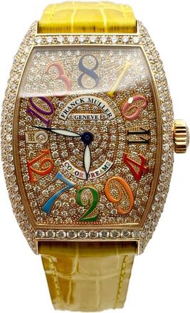 Franck Muller Cintree Curvex Automatic Diamond Ladies Watch 7851 CH COL DRM D CD