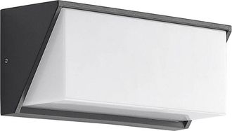 Lindby Lindby - L&aacute;mpara De Pared Led Exterior malim En Negro Aluminio