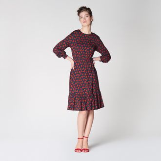 L.k. Bennett Womens Carina Dress, Multi - Multicolour - Size 18 UK