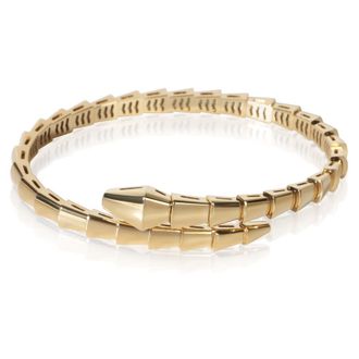 Bulgari Pre-Owned BVLGARI Yellow Gold Serpenti Viper Bracelet