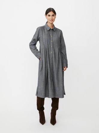 Masai Noveline Long Sleeve Shirt Dress in Dark Denim at Nordstrom, Size Xx-Large