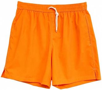 Fedeli Mens Madeira Airstop Swim Shorts Trunks In Orange