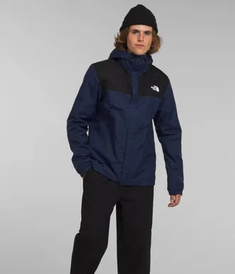 The North Face Antora Triclimate Jacket Mens Navy Full Zip Waterproof FROG321