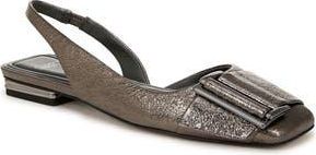Franco Sarto Tracy Slingback Half DOrsay Flat in Pewter at Nordstrom Rack, Size 5.5