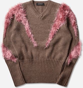 Kiko Kostadinov Women s Macaw Jumper Dove Brown / Redpoll Pink