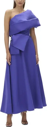 Rachel Gilbert Marlo Wool & Silk-Blend A-Line Dress