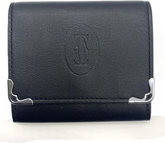 Cartier Leather Coin Purse/Coin Case (Pre-Owned)