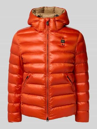 Blauer Steppjacke mit Zweiwege-Reißverschluss Modell ADAMS in Orange, Größe XL