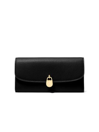 Michael Kors Womens Wallet Black Leather - One Size