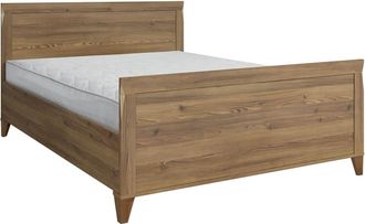 Petits Meubles Cama 160x200 con somier estratificado marr&oacute;n
