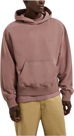 Olaf Hussein Signature Boxy Hoodie - Heren - Hoodies - Roze - S - Katoen - Hoodies & sweatvesten
