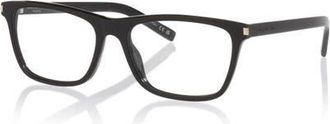 Saint Laurent 58mm Rectangle optical glasses in Black at Nordstrom