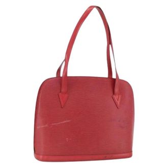 Louis Vuitton Pre-owned Handbags, female, Red, Size: ONE SIZE Pre-owned Vintage Epi Leather Shoulder Bag