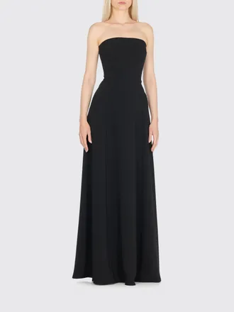 Solace London Long Cr&ecirc;pe Dress