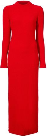 Proenza Schouler Lara knit maxi dress - women - Polyamide/Viscose - S - Red