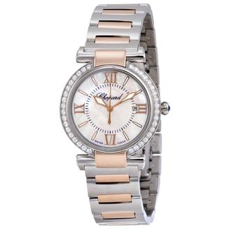 Chopard Pre-owned Chopard Imperiale Diamond Mother of Pearl Dial Ladies Watch 388541-6004
