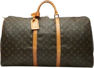 Louis Vuitton Pre-owned Weekend Bags, female, Brown, Size: ONE SIZE Pre-owned Boston Bag