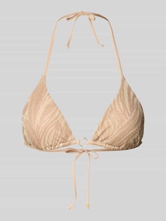 Guess Bikini-Oberteil in Triangel-Optik Modell Zoe in Beige, Gr&ouml;&szlig;e XL