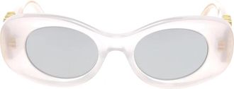 Loewe Stijlvolle zonnebril voor zonnige dagen - unisex - Zonnebrillen - Wit - ONE Size - Accessoires