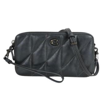 Coach Pre-owned Cross Body Bags, female, Black, Size: ONE SIZE Pre-owned Pochette Pouch