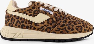 Autry Sneakers Reelwind Low in suede con stampa animalier - AUTRY - gender_Woman