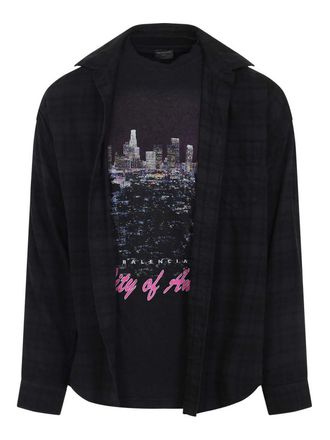Balenciaga Ls Layered Shirt