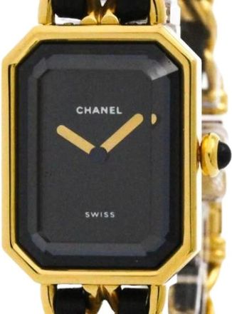 Chanel Pre-owned Watches, female, Black, Size: ONE SIZE Pre-owned Premiere H0001 Wristwatch
