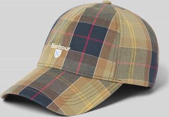 Barbour Basecap aus reiner Baumwolle in Oliv, Gr&ouml;&szlig;e 1