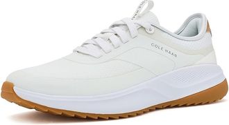 Cole Haan GrandPro All Day Golf Mens Shoes White/Veg Tan Waterproof : 11.5 D - Medium, Leather/Synthetic