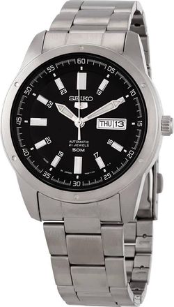 Seiko 5 Automatic Black Dial Mens Watch SNKN13J1