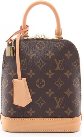 Louis Vuitton Monogram Brown Monogram Leather Backpack (Pre-Owned)