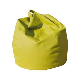 Talamo Italia Dmora Pouf &Eacute;l&eacute;gant, Couleur Jaune, Dimensions 80 X 120 X 80 Cm