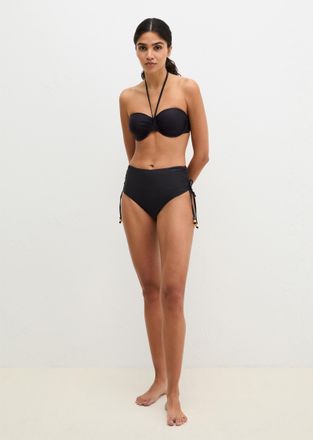 Marc O'Polo Bikini-Hose MARC OPOLO Abstract Floral AOP, Damen, Gr. XL (46), N-Gr, schwarz, Obermaterial: 84% Polyamid, 16% Elasthan, Badehosen Bikini-Hose