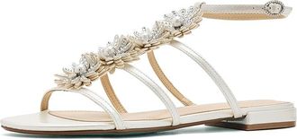Blue by Betsey Johnson Joyce Womens Sandals Ivory : 8.5 M, Synthetic