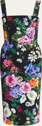 Dolce & Gabbana Floral Sleeveless Sheath Dress