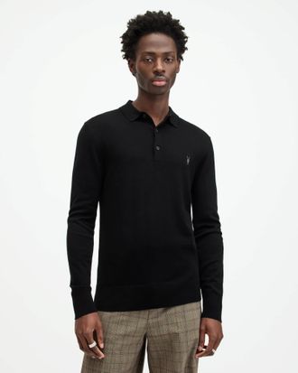 AllSaints Mode Merino Polo