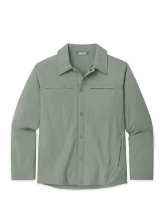 Stio | Mens Overstory Insulated Snap Shirt, Size Extra Large in Canyon Rock