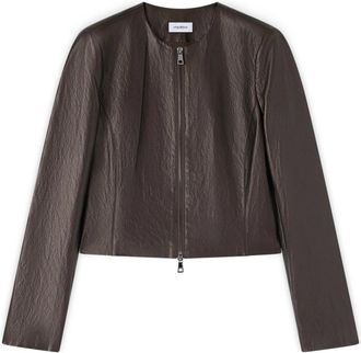 Motivi Leather Jassen - Dames - Zomerjassen - Bruin - 2XS - Jassen