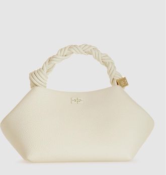 Ganni Sac Small Bou Grained Egret