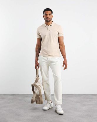 Jacamo Pique Marl Polo Long