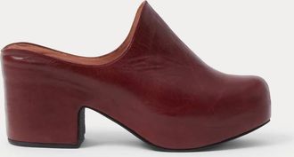 Rachel Comey Womens Bose Wrapped Clogs In Garnet Leather