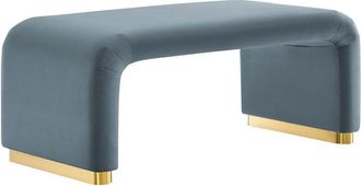 ModWay Koda Performance Velvet Waterfall Ottoman