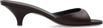 Neous Hynia Heeled Mules - Dames - Muiltjes - Bruin - 41 EU - Leer - Schoenen