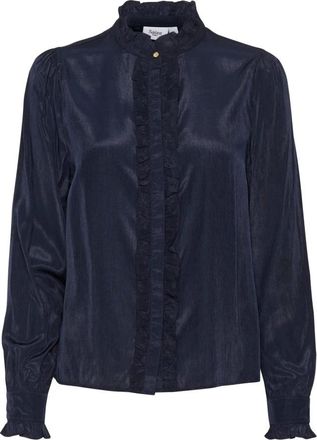 Saint Tropez Blouses & Hemden - Dames - Blouses & Shirts - Blauw - Maat: L
