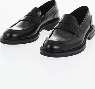 Dolce & Gabbana Brushed Leather Penny Loafers ALTAVILLA Dolce & Gabbana